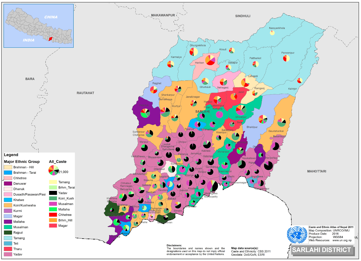 Caste And Ethnicity-Sarlahi | UN Nepal Information Platform