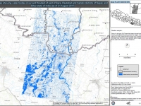 This map shows water bodies (river and flooded) of part of Bara, Rautahat and Sarlahi districts of Nepal, and Bihar state of India (as of 21 August 2017)