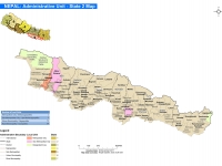 This Province 2(Madhesh Province) map shows its local units boundaries and designated area