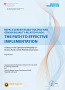 Cover page of Nepal’s Gender-Based Violence and Gender Equality-Related Funds: The Path to Effective Implementation