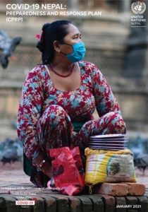 This image shows a woman wearing mask during COVID-19